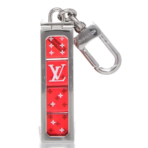 lv supreme dice keychain|Louis Vuitton x Supreme Dice Key Chain Red – The Garden.